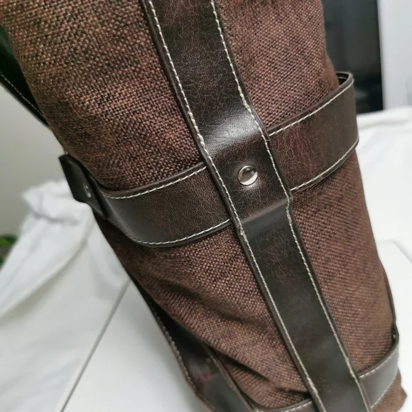 Matt & Nat Canvas and Leather Hobo Zip Bag - Picture 8 of 12